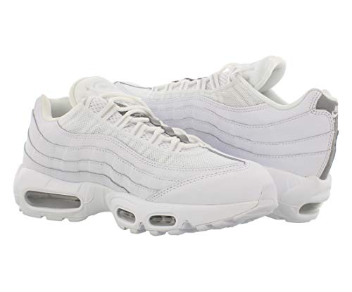 Nike Air MAX 95 Essential, Zapatillas de Running Unisex Adulto, Blanco (White/White/Pure Platinum/Reflect Silver/Black 100), 40.5 EU