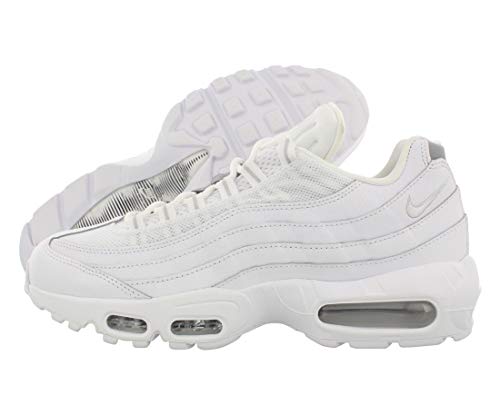 Nike Air MAX 95 Essential, Zapatillas de Running Unisex Adulto, Blanco (White/White/Pure Platinum/Reflect Silver/Black 100), 40.5 EU