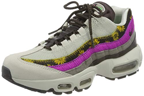 Nike Air MAX 95 PRM, Zapatillas Deportivas Mujer, Light Bone White Velvet Brown Olive Grey, 38.5 EU
