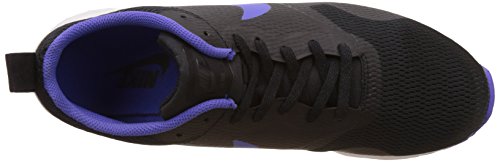 Nike Air MAX Tavas, Zapatillas de Running Hombre, Negro/Morado/Blanco (Black/Persian Violet-White), 41 EU