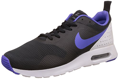 Nike Air MAX Tavas, Zapatillas de Running Hombre, Negro/Morado/Blanco (Black/Persian Violet-White), 41 EU