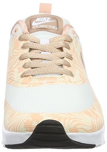 Nike Air Max Thea Print (Gs), Zapatillas Unisex Niños, Blanco (Black 0), 45 EU