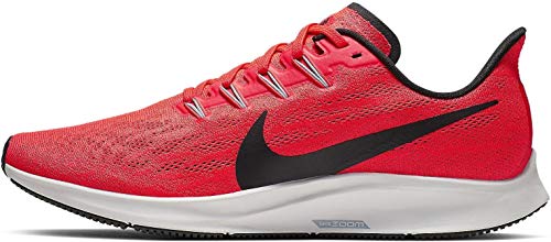 Nike Air Zoom Pegasus 36, Zapatillas de Atletismo Hombre, Multicolor (Bright Crimson/Black/Vast Grey 600), 42 EU