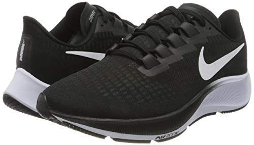 Nike Air Zoom Pegasus 37, Zapatillas de Running Mujer, Negro Blanco, 40.5 EU
