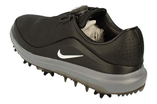 Nike Air Zoomprecision Boa, Zapatillas de Golf para Hombre, Multicolor (Black/Metallic Silver/Challenge Red 002), 42 EU