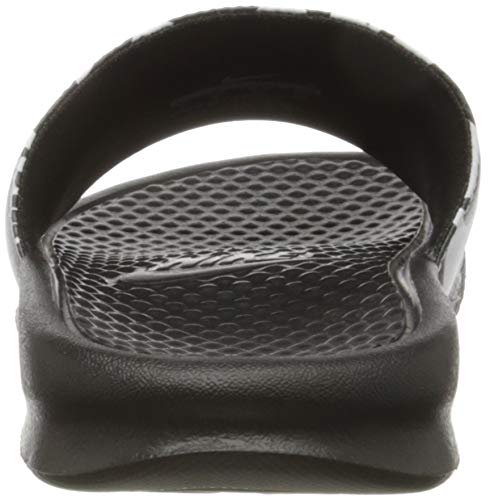 Nike Benassi JDI Print, Zapatilla de Correr Hombre, Negro/Negro/Blanco, 40 EU
