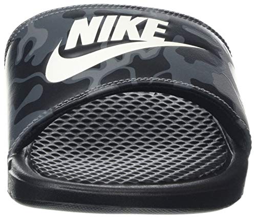 Nike Benassi JDI Print, Zapatos de Playa y Piscina Hombre, Negro (Black/Summit White 013), 40 EU