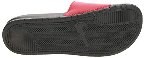 Nike Benassi, Sandalia de Diapositivas Hombre, Hierro Gris/Whitetrack Red, 40 EU