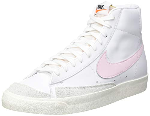 Nike Blazer Mid '77 VNTG, Zapatillas de bsquetbol Hombre, White Pink Foam Sail, 48.5 EU