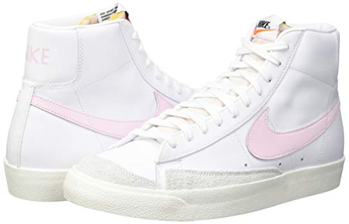 Nike Blazer Mid '77 VNTG, Zapatillas de bsquetbol Hombre, White Pink Foam Sail, 48.5 EU