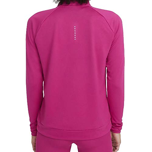NIKE Camiseta DE Manga Larga Swoosh Run Fucsia Mujer