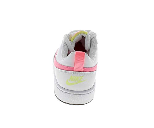 Nike Court Borough Low 2 (GS), Zapatillas de bsquetbol, Blanco White Sunset Pulse Lt Zitron Black, 38.5 EU
