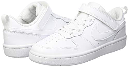 Nike Court Borough Low 2, Zapatillas, Blanco (White/White-White), 18.5 EU