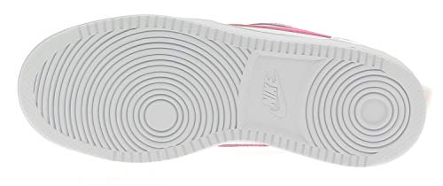 Nike Court Borough Low (GS), Zapatillas de Baloncesto Mujer, Blanco (White/Pink Blast 100), 37.5 EU