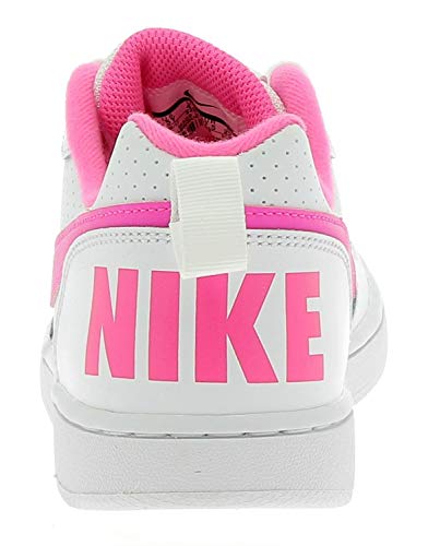 Nike Court Borough Low (GS), Zapatillas de Baloncesto Mujer, Blanco (White/Pink Blast 100), 37.5 EU