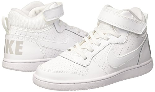 Nike Court Borough Mid (PSV), Zapatillas Altas Niños, Blanco (White/White 100), 32 EU