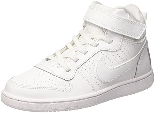 Nike Court Borough Mid (PSV), Zapatillas Altas Niños, Blanco (White/White 100), 32 EU