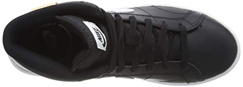 Nike Court Royale 2 Mid, Zapatillas Mujer, Negro Blanco, 38.5 EU