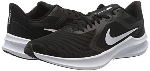 NIKE Downshifter 10, Zapatillas Hombre, Black/White-Anthracite, 42.5 EU