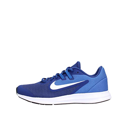 Nike Downshifter 9 (GS), Zapatillas de Running para Asfalto Unisex Niños, Multicolor (Deep Royal Blue/White/Game Royal/Black 400), 39 EU
