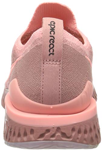 Nike Epic React Flyknit 2, Zapatillas de Trail Running para Mujer, Rosa, 42.5 EU