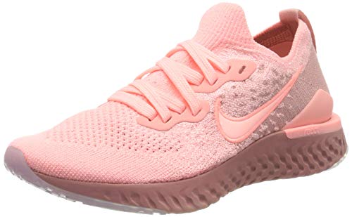 Nike Epic React Flyknit 2, Zapatillas de Trail Running para Mujer, Rosa, 42.5 EU