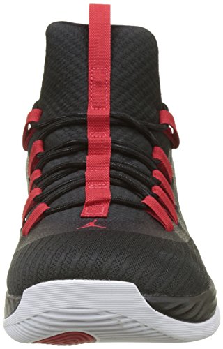 Nike Jordan Ultra Fly 2 Low Zapatos de Baloncesto Hombre, Negro (Black/University Red/White 001), 41 EU