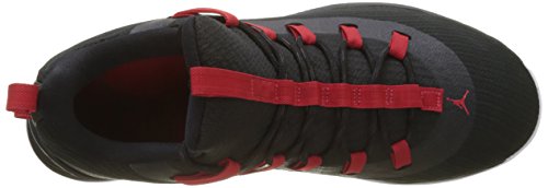 Nike Jordan Ultra Fly 2 Low Zapatos de Baloncesto Hombre, Negro (Black/University Red/White 001), 41 EU