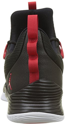 Nike Jordan Ultra Fly 2 Low Zapatos de Baloncesto Hombre, Negro (Black/University Red/White 001), 41 EU