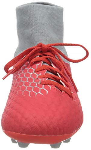 Nike JR Hypervenom 3 ACAD DF AG-Pro, Zapatillas de Fútbol Unisex Adulto, Rojo (Rot/Gr Rot/Gr), 38 EU
