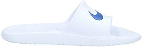 Nike Kawa Shower, Zapatos de Playa y Piscina Hombre, Blanco (White/Blue Moon 100), 44 EU