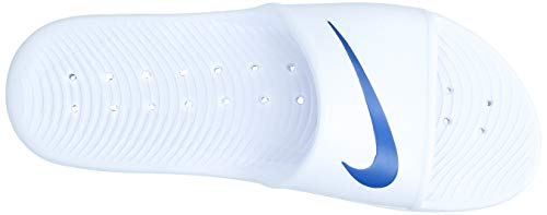 Nike Kawa Shower, Zapatos de Playa y Piscina Hombre, Blanco (White/Blue Moon 100), 44 EU