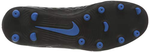 Nike Legend 8 Club FG/MG, Zapatillas de ftbol Unisex Adulto, Black Black Lt Photo Blue Cyber, 44 EU