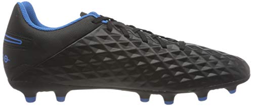 Nike Legend 8 Club FG/MG, Zapatillas de ftbol Unisex Adulto, Black Black Lt Photo Blue Cyber, 44 EU