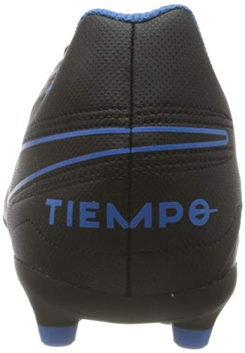 Nike Legend 8 Club FG/MG, Zapatillas de ftbol Unisex Adulto, Black Black Lt Photo Blue Cyber, 44 EU