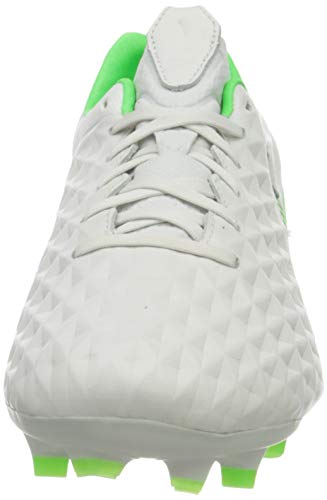 Nike Legend 8 Pro FG, Zapatillas de ftbol Unisex Adulto, Platinum Tint Rage Green Black, 44 EU
