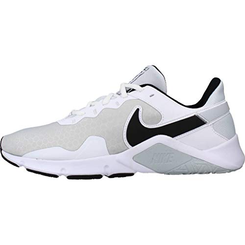 Nike Legend Essential 2 Deportivas Hombres Blanco/Negro - 45 - Multideporte Shoes