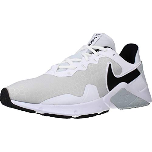 Nike Legend Essential 2 Deportivas Hombres Blanco/Negro - 45 - Multideporte Shoes