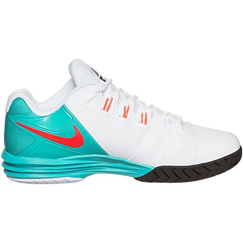Nike Lunar Ballistec - Zapatillas de tenis para hombre, color blanco/azul/naranja, UK12