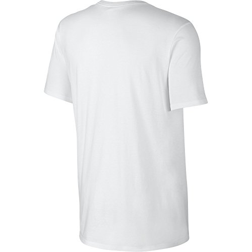Nike M Nsw Tee Club Embrd Ftra, Camiseta de Manga Corta para Hombre, Blanco (White / Black), M