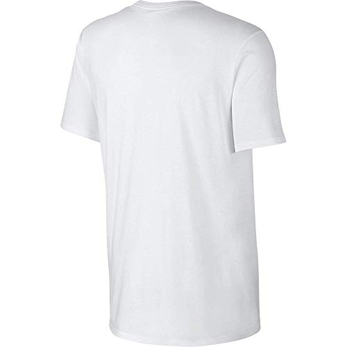 Nike M Nsw Tee Club Embrd Ftra, Camiseta de Manga Corta para Hombre, Blanco (White / Black), M