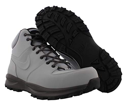 Nike Manoa Leather, Botas de fútbol Hombre, Wolf Grey/Thunder Grey/Black, 42 EU