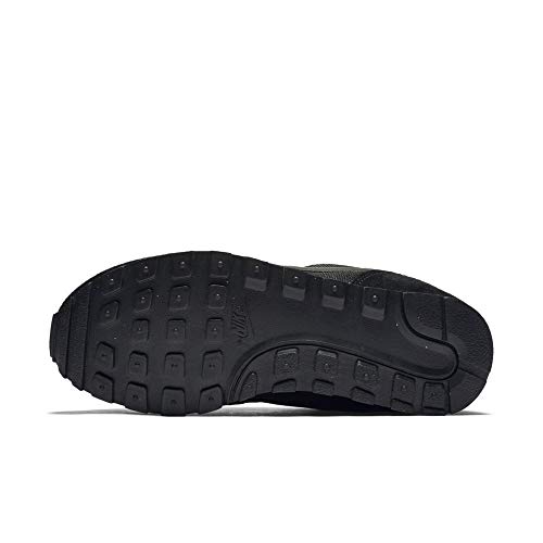 Nike MD Runner 2, Zapatillas de Running Mujer, Negro (Black / Black-White), 35.5