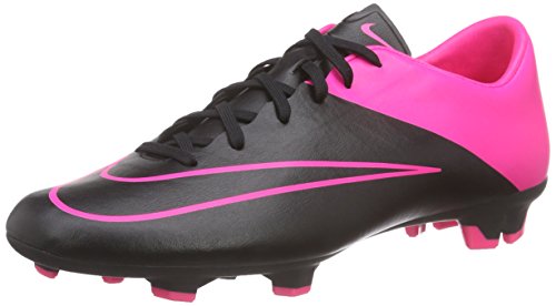 Nike Mercurial Victory V FG, Botas de fútbol Hombre, Negro/Fucsia, EU 42 (US 8.5)