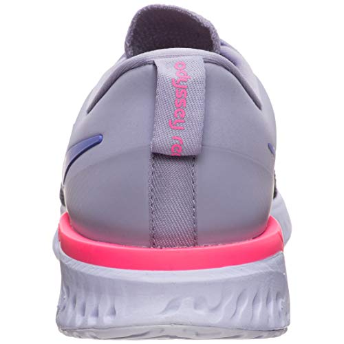 Nike Odyssey React Flyknit 2, Running Shoe Mujer, Indigo Haze/Sapphire/Negro/Iron Purple, 40 EU