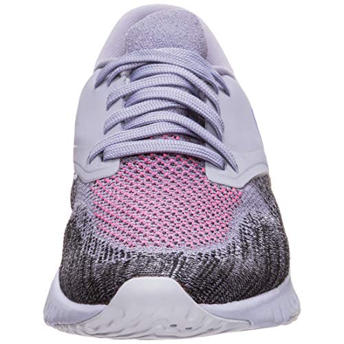 Nike Odyssey React Flyknit 2, Running Shoe Mujer, Indigo Haze/Sapphire/Negro/Iron Purple, 40 EU