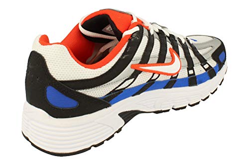 Nike P-6000, Zapatilla de Correr Hombre, Negro/Blanco/Equipo Naranja/Racer Azul, 43 EU