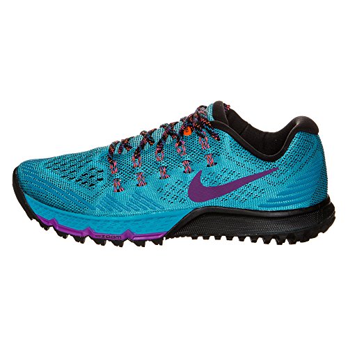 Nike para Mujer Zoom Terra Kiger 3 Zapatillas Deportivas, Color Azul Laguna/Vivid Color Morado