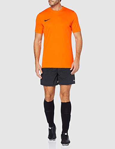 Nike Park VI Camiseta de Manga Corta para hombre, Naranja (Safety Naranja/Black), M