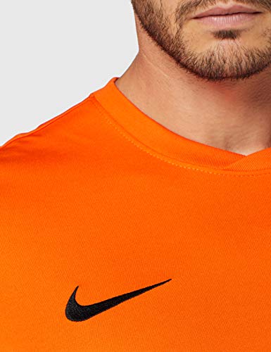 Nike Park VI Camiseta de Manga Corta para hombre, Naranja (Safety Naranja/Black), M